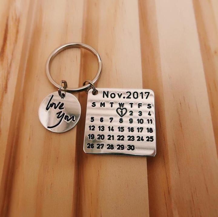 Llavero Calendario Personalizado