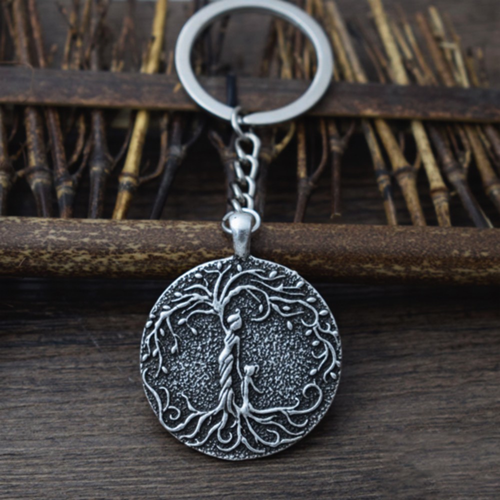 Llavero colgante 'árbol de la vida' de mamá e hija