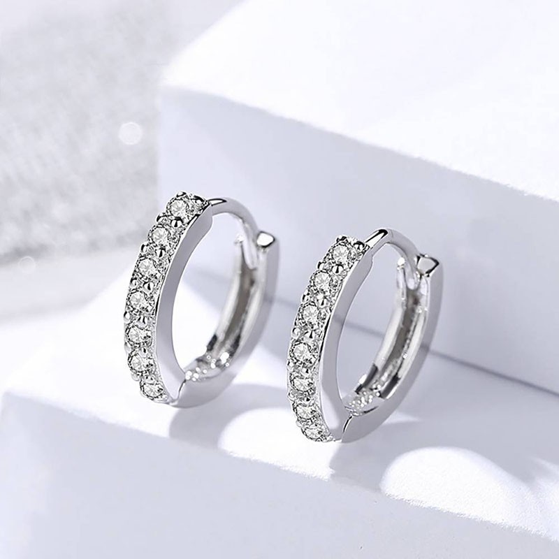 Pendientes Circulo Plata