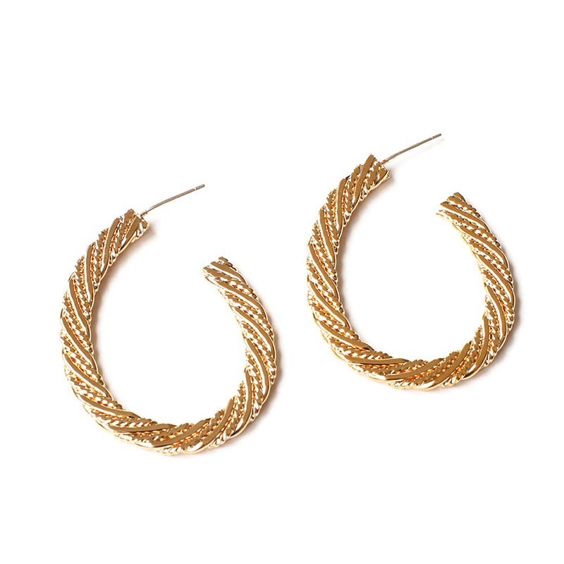Pendientes roscados planos