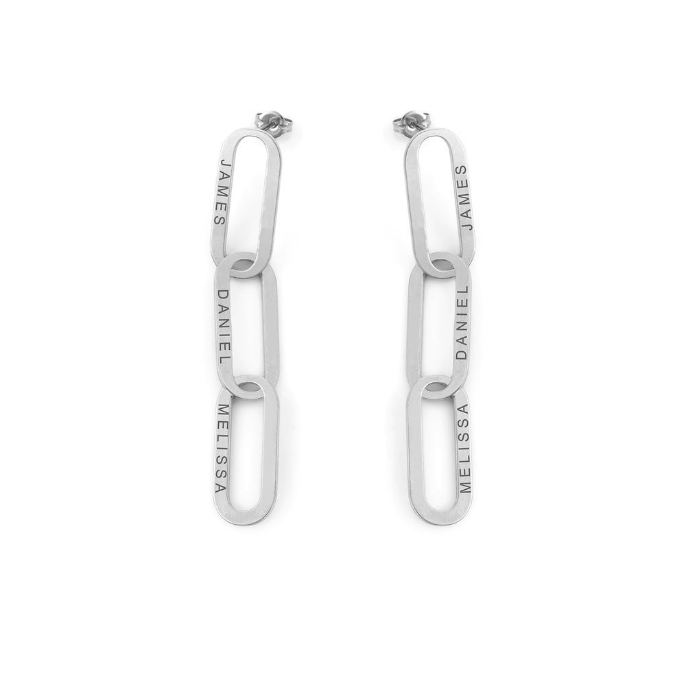 Pendientes de cadena de eslabones Aria