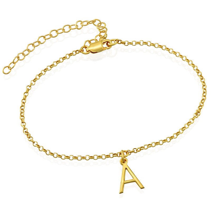 Tobillera personalizada con 1-10 iniciales