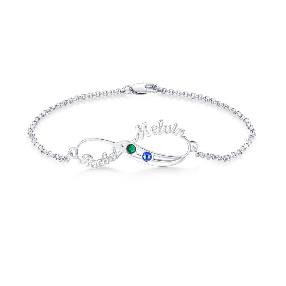 Pulsera Infinity Charm personalizada
