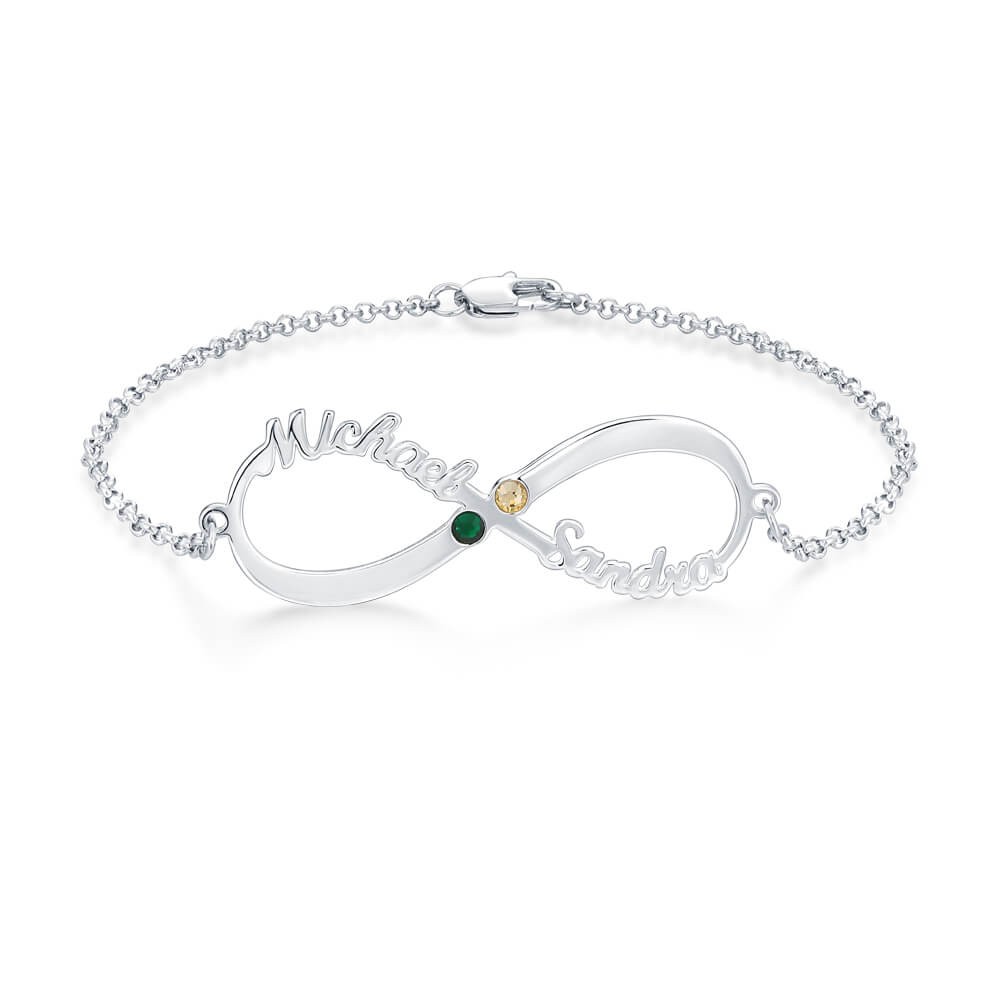 Pulsera Infinity Charm personalizada