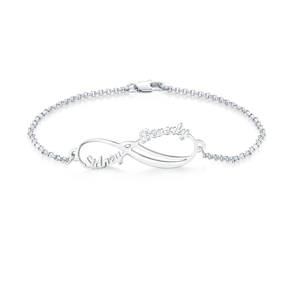 Pulsera Infinity Charm personalizada