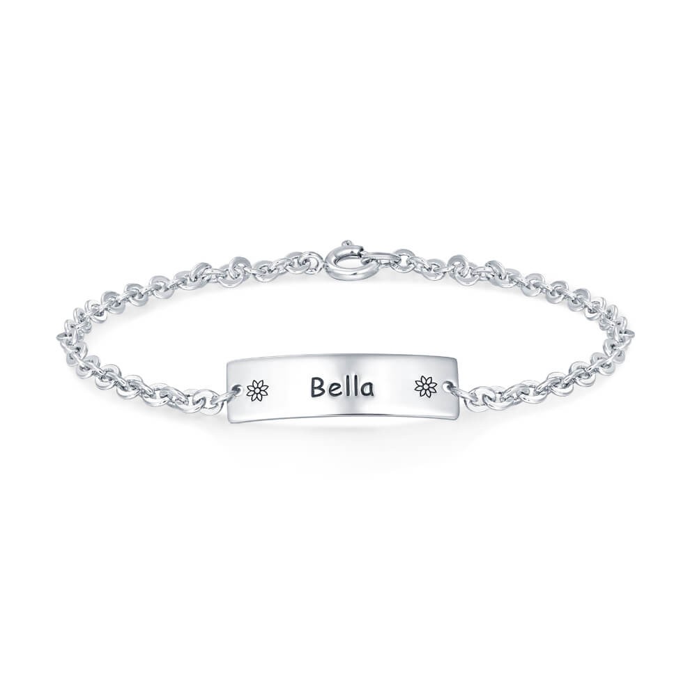 Pulsera personalizada con nombre de bebé para regalo