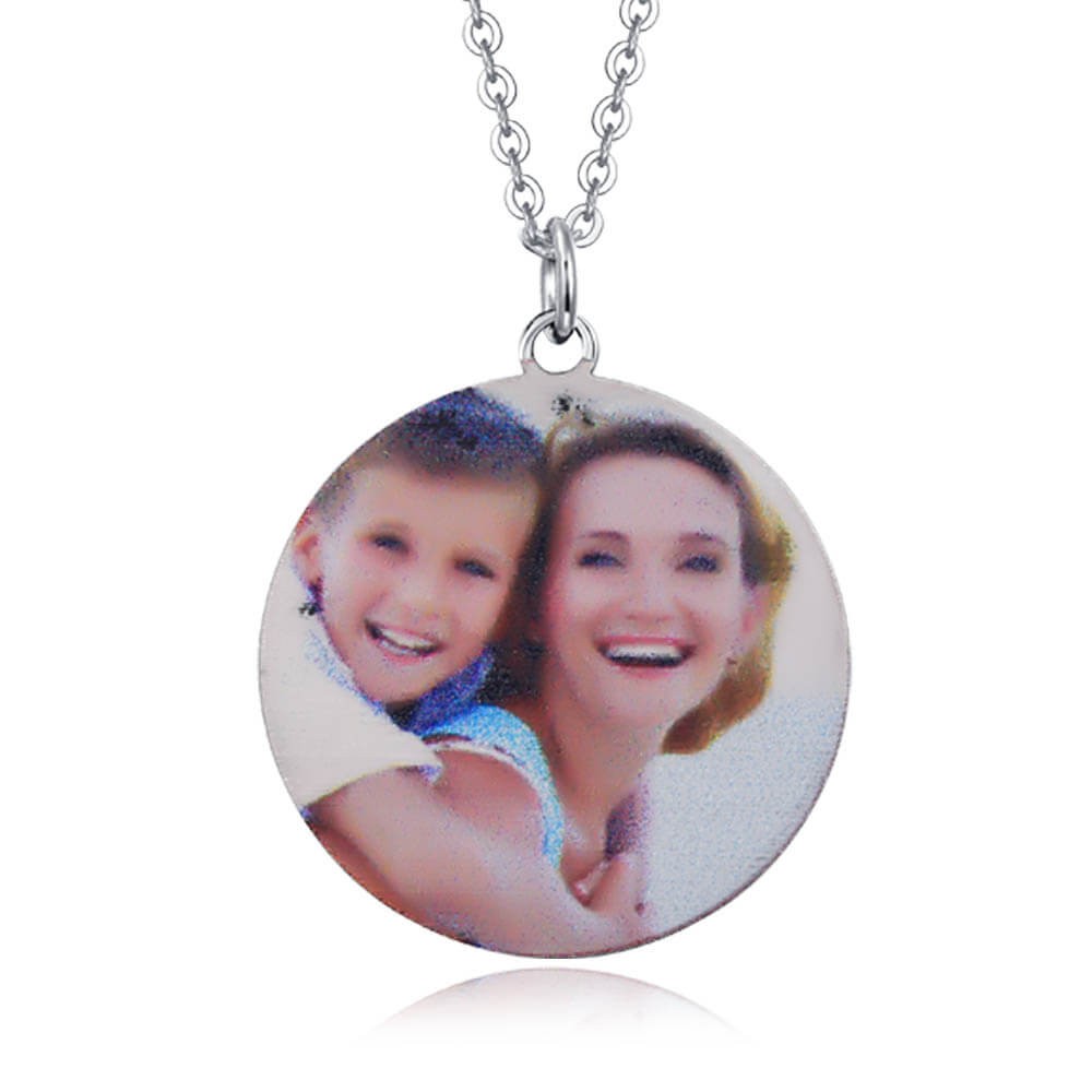 Collar redondo con foto personalizada