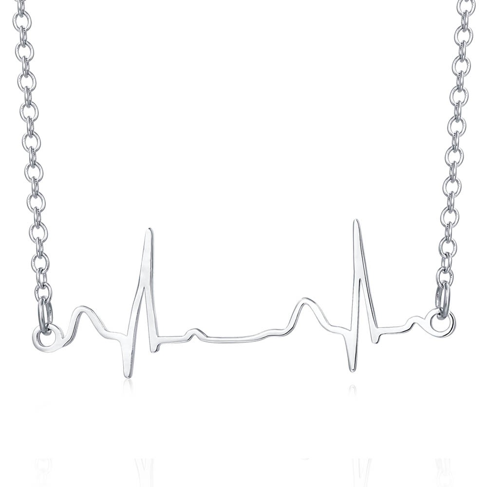 Personalice el regalo del collar del latido del corazón del bebé para la nueva mamá