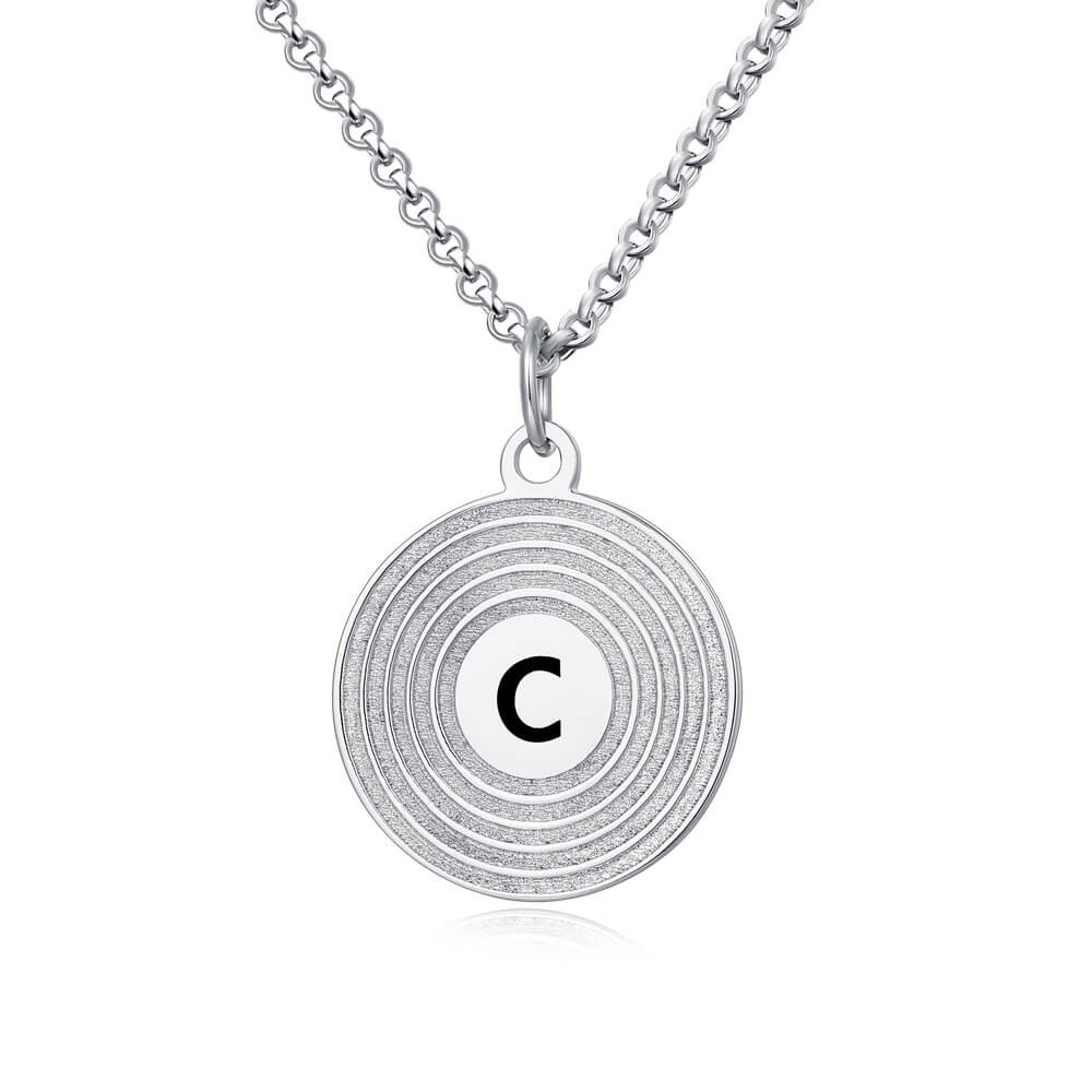 Collar con inicial Fontana