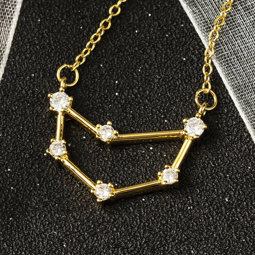 Collar con colgante del zodiaco