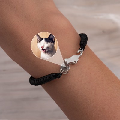 Pulsera de proyección de fotos personalizada para mascotas