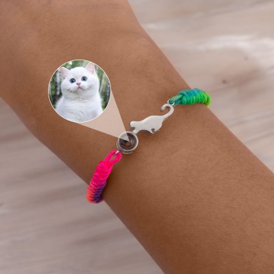 Pulsera de proyección de fotos personalizada para mascotas