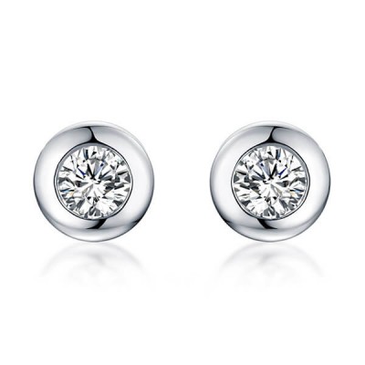Aretes personalizados con piedras preciosas en plata de ley