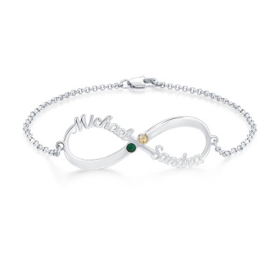 Pulsera Infinity Charm personalizada