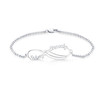 Pulsera Infinity Charm personalizada