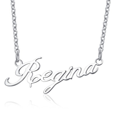 Collar personalizado con nombre de estilo artístico
