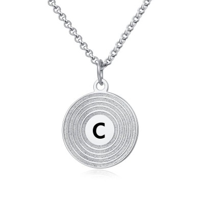 Collar con inicial Fontana