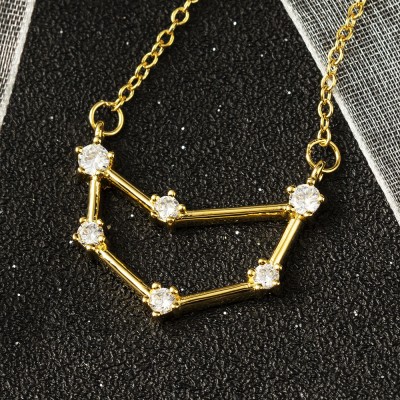 Collar con colgante del zodiaco