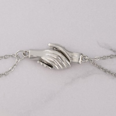 Collar de apretón de manos magnético personalizado para parejas