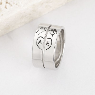 Anillos de pareja personalizados tienda online de anillos de pareja baratos Adorlla Mexico