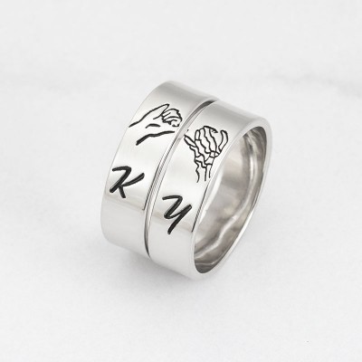 Anillos personalizados store para parejas