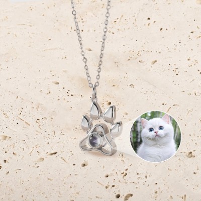 Collar de proyección de fotos conmemorativas personalizadas para mascotas