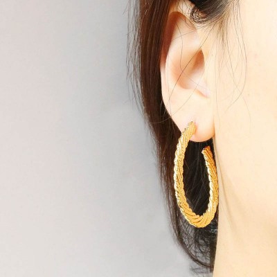 Pendientes roscados planos