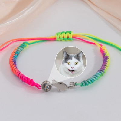 Pulsera de proyección de fotos personalizada para mascotas