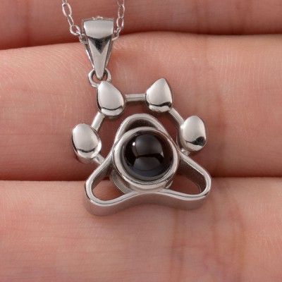 Collar personalizado de proyección de fotos de mascotas