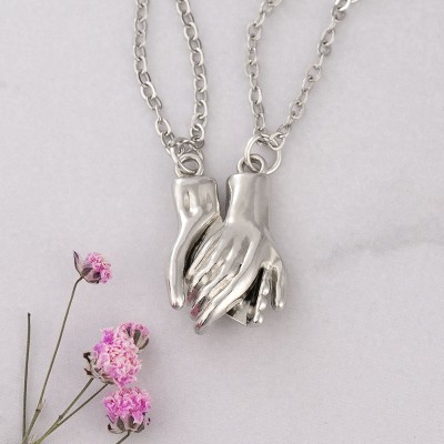 Collar de apretón de manos magnético personalizado para parejas