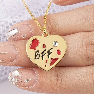 Collar personalizado con el nombre de Best Friend Forever