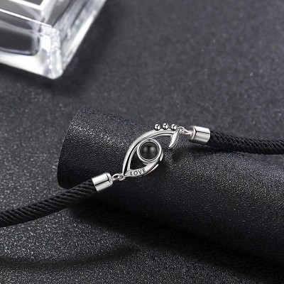 Pulsera de proyección de fotos conmemorativa personalizada, regalo para pareja, aniversario de boda, cumpleaños