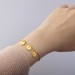 Personalized Initial Engraved Anklet Adjustable