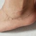 Personalized Initial Anklet Adjustable